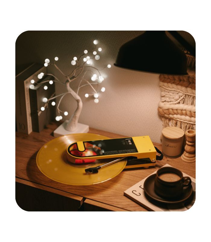 Sound Burger - Portable Bluetooth Turntable AT-SB727 - YL