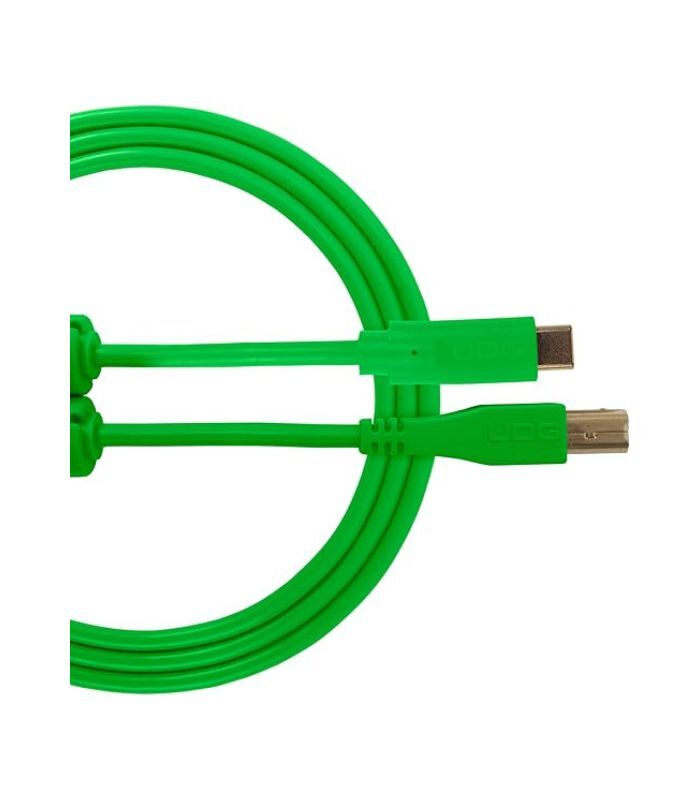 UDG - U96001GR UDG Ultimate Audio Cable USB 2.0 C-B Green Straight 1.5m - Image 1