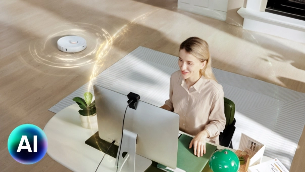 AI Noise-Canceling Clear, distraction-free communication even in busy environments.