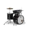 Pearl Roadshow 5pc Drum Set 2216B/1008T/1209T/1616F/1455S With Cymbal & Hardware Jet Black Finish - Image 3
