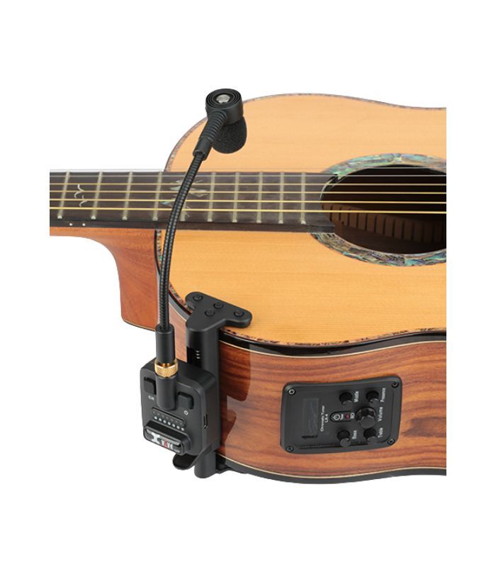 Xvive - U8 Acoustic Guitar Wireless System With Clip-on Supercardioid Condenser Microphone (Travel Case Included) - Image 6