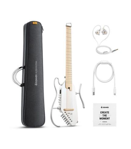 Donner HUSH™ I PRO Acoustic-Electric Travel Guitar Kit with Sound Effects