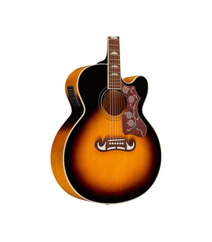 Epiphone - EEJ2VSGH1 J-200 EC Studio Guitar - Vintage Sunburst - Image 4