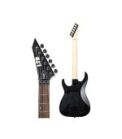 ESP - LTD M-200 Electric Guitar Flammed Maple with Floyd Rose, See Thru Black Finish - Image 3