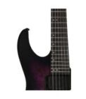 ESP - LTD M200DX Series Electric Guitar Burl Poplar Top Purple Burst Finish - Image 6
