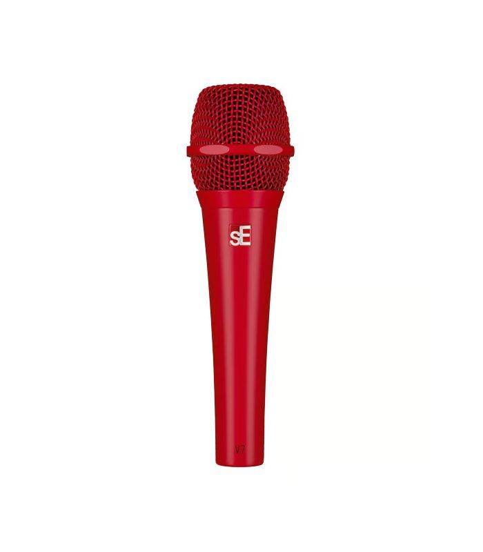 SE-V7-Red-01 sE Electronics V7 Supercardioid Dynamic Handheld Vocal Microphone