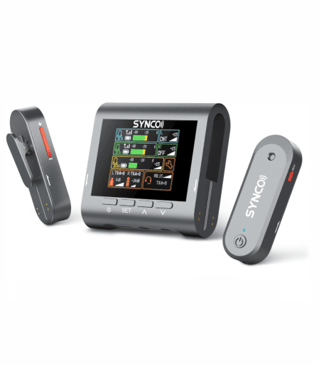 synco-g3-1 سينكو – ميكروفون تسجيل لاسلكي جي ٣ - رمادي - الصورة 1