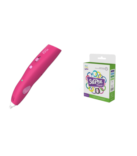 ⁦قلم ميك ثلاثيّ الأبعاد من ماي فيرست باللّون الأحمر + الخيوط الباردة⁩ - الصورة ⁦1⁩