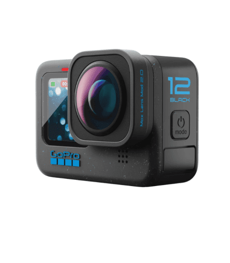 ⁦قو برو - هيرو ١٢ اسود + ماكس لينس مود ٢.٠⁩ - الصورة ⁦1⁩