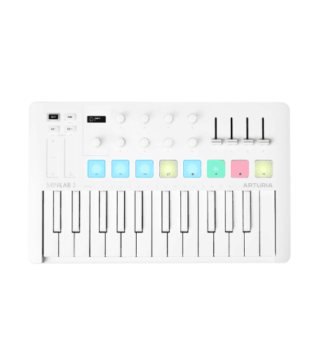 Arturia MiniLab 3 Alpine White - Image 1