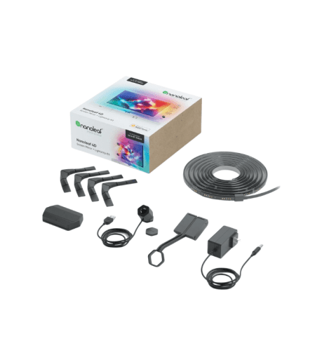 nanoleaf4d-1 نانوليف ٤ أبعاد مرآة شاشة + عدّة شريط إضاءة يصل إلى ٨٥ إنش - الصورة 1