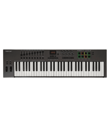 The Impact LX49+ and LX61+ USB MIDI controller keyboards are jam-packed with intelligent and expressive performance control not even available on many premium products