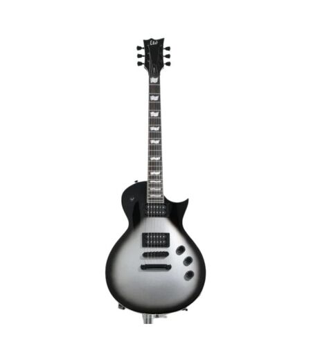 ESP - LTD Eclipse EC-256 Series Electric Guitar Silver Sunburst Teardrop Finish - Image 1