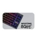 Wooting 80HE A low latency, analog keyboard in an 80% layout, packed with cutting edge features like True 8kHz polling, Rapid Trigger and our latest innovation: Rappy Snappy.