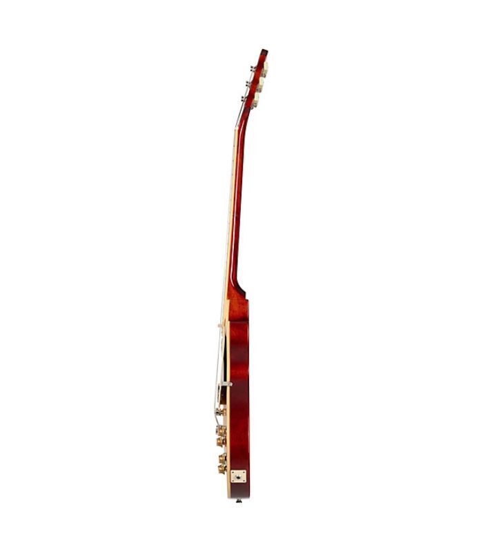 Epiphone - Les Paul Standard 50s Figured Electric Guitar - Washed Cherry Sunburst - Image 5