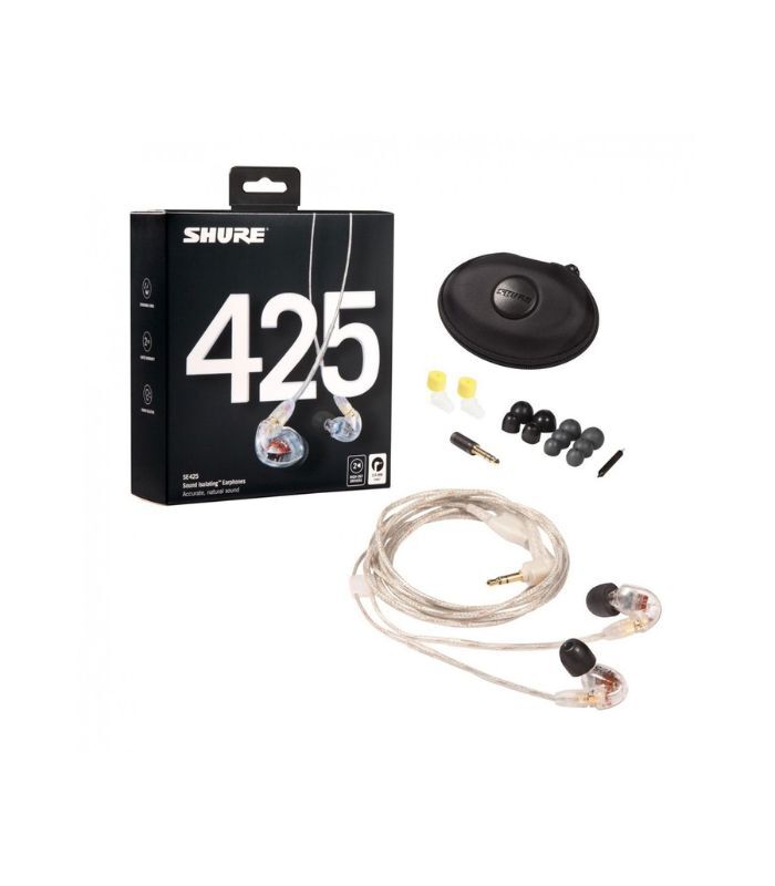 Shure - SE425 Earphone Clear - Image 5