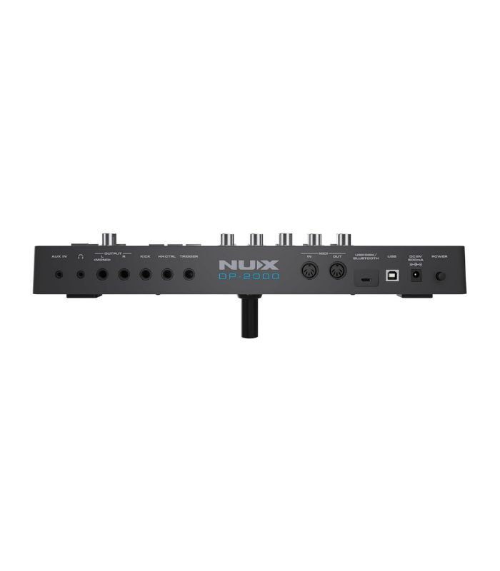 NUX DP-2000 8-Velocity Sensitive Independent Strike Percussion Pad with LED Lights, UI Interactive Interface, Six On-Board Effects, and Wavimport Function