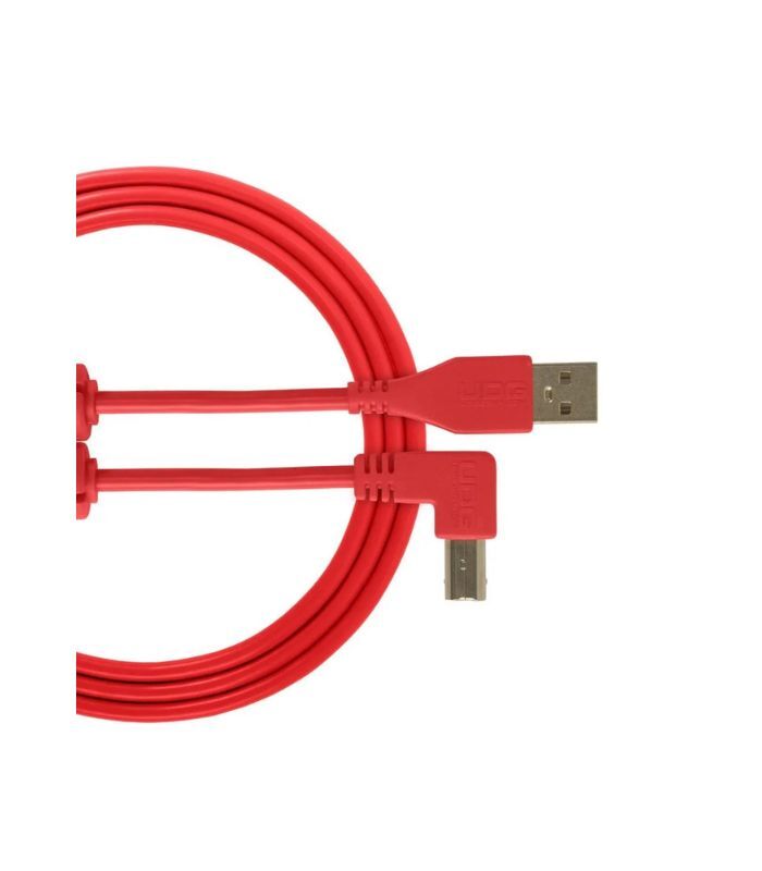 UDG - U95004RD UDG Ultimate Audio Cable USB 2.0 A-B Red Angled 1m - Image 1