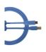 UDG - U96001LB UDG Ultimate Audio Cable USB 2.0 C-B Blue Straight 1.5m
