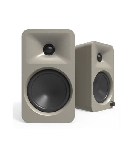 Kanto Audio - ORA4 140W Powered Reference Speakers with USB-C Input and Bluetooth - Moon, Pair - Image 1
