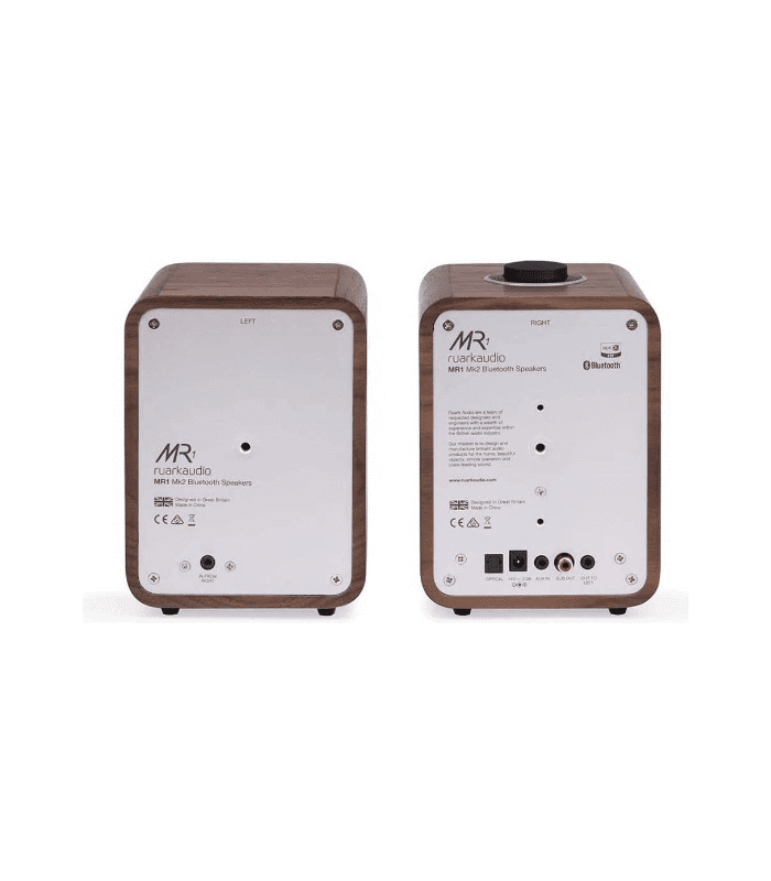 MR1 Bluetooth Speaker System rich walnut