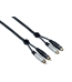Bespeco - EA2X300 - 2 RCA male to 2 RCA female - 3m - Audio Cable