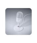 Razer Seiren V3 Mini - White Ultra-Compact USB Microphone with Tap-to-Mute