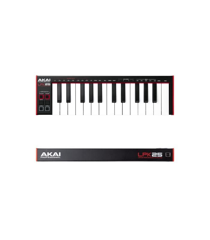 Akai Professional LPK25 mk2 USB Keyboard Controller, Black