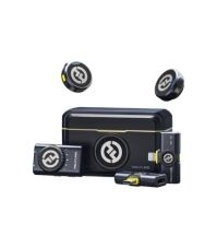 Hollyland LARK M2 Wireless Lavalier Microphone (2TX+3RX) Compatible with Camera, iPhone, Android, 1000ft LOS Range, Hi-Fi Audio, Noise Cancellation, 40H Duration, for Vlogging