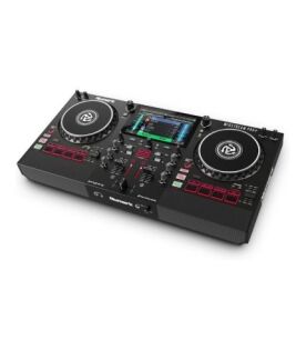 Numark Mixstream Pro+ Standalone DJ Controller, Amazon Music Unlimited Streaming, Mixer, Touchscreen, WiFi, Speakers, Works with Serato and Virtual DJ