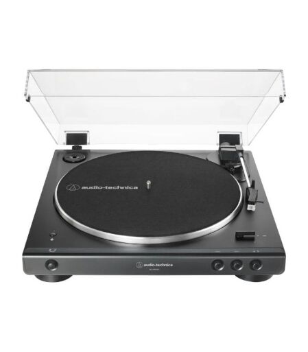 Audio-Technica Audio Technica AT LP60XBT Full Automatic Wireless Belt Drive Turntable, Black