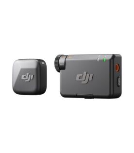DJI Mic Mini (1TX+1RX), Ultralight, Detail-Rich Audio, Noise Cancelling, Automatic Limiting, Wireless Mic for Camera/iPhone/Android, Vlog, 400m Transmission, UAE Version, Official Warranty Support