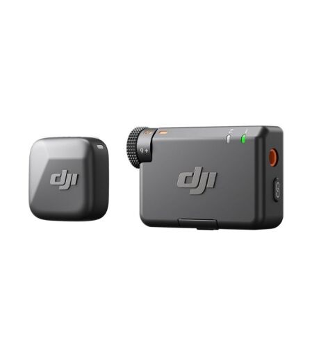 DJI Mic Mini (1TX+1RX), Ultralight, Detail-Rich Audio, Noise Cancelling, Automatic Limiting, Wireless Mic for Camera/iPhone/Android, Vlog, 400m Transmission, UAE Version, Official Warranty Support