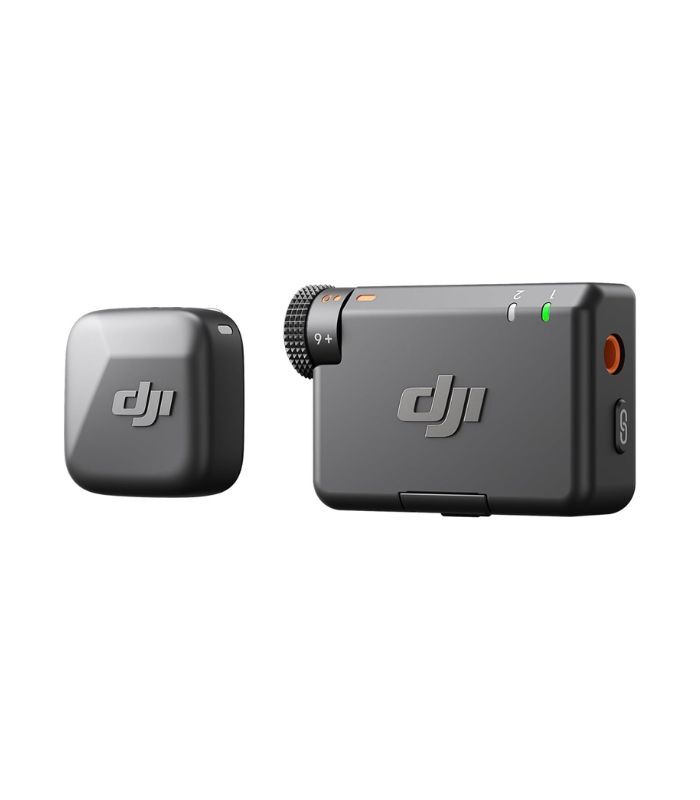 DJI Mic Mini (1TX+1RX), Ultralight, Detail-Rich Audio, Noise Cancelling, Automatic Limiting, Wireless Mic for Camera/iPhone/Android, Vlog, 400m Transmission, UAE Version, Official Warranty Support