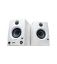PreSonus Eris 3.5 2nd Gen HD Professional Studio Monitors with 3.5" Woven Composite Woofer, 1" Silk-Dome Tweeter, 50W Class AB Power and Tuning Controls (Auxillary) - Pair (White)