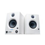 PreSonus Eris 3.5 BT 2nd Gen HD Professional Studio Monitors with 3.5" Woven Composite Woofer, 1" Silk-Dome Tweeter, 50W Class AB Power and Tuning Controls (Auxillary) - Pair (White)
