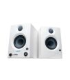 PreSonus Eris 3.5 BT 2nd Gen HD Professional Studio Monitors with 3.5" Woven Composite Woofer, 1" Silk-Dome Tweeter, 50W Class AB Power and Tuning Controls (Auxillary) - Pair (White)
