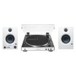 Audio Technica - AT-LP60x BT White Eris 3.5BT Bundle