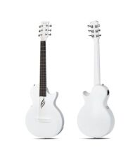 Enya NOVA Go SP1 Carbon Fiber Acoustic Electric Guitar with Smart AcousticPlus 35 Inch Travel Acustica Guitarra Starter Bundle Kit of Gig Bag, Strap, Strings, Charging Cable, Instrument Cable(