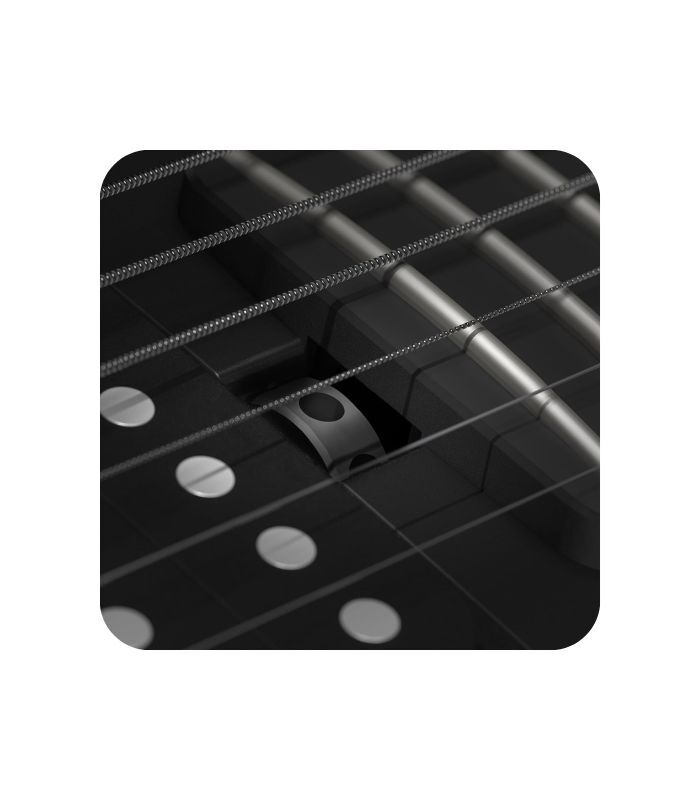 Enya Nova Go Sonic Electric Guitar - Black Carbon Fiber Smart Electric Guitar with 10W Wireless Speaker, Integrated Presets, Charging Cable, Adjuster Key and Gigbag