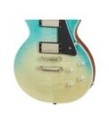 Epiphone - EILMFCBFNH1 Les Paul Modern Figured Guitar - Caribbean Blue Fade - Image 7