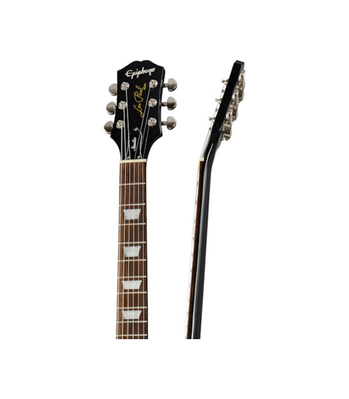 Epiphone - EILTEBNH1 LP Studio Electric Guitar - Ebony - Image 7