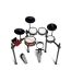 Alesis Electronic Drum Set, Dual Zone Silent Mesh Pad, 500+ BFD Sounds, Bluetooth, USB, MIDI Drumeo Lessons, Drumsticks, Double Kick Support, Alesis Nitro Pro