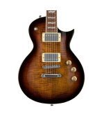 ESP - LTD Eclipse EC-256 Series Electric Guitar Flame Maple Top, Dark Brown Sunburst Finish - Image 6