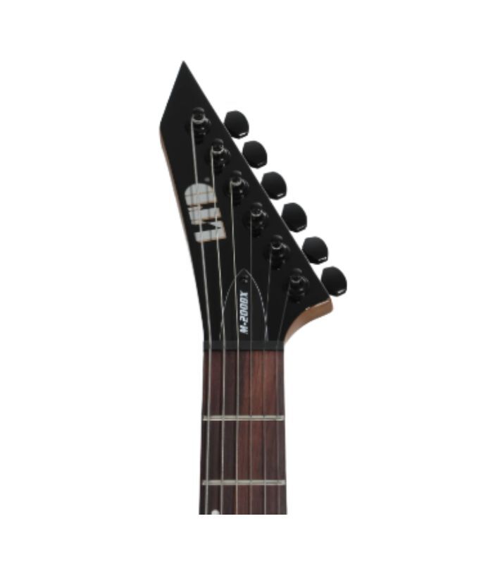 ESP - LTD M200DX Series Electric Guitar Burl Poplar Top Blue Burst Finish - Image 5