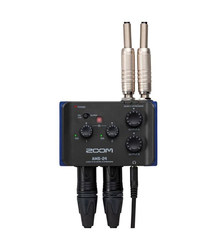 Zoom AMS-24 2x4 USB Audio Interface for Music and Streaming - 2 Years Warranty - Image 3