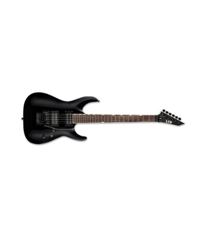 ESP - LTD MH200 Series Electric Guitar With Floyd Rose Black Finish - Image 4