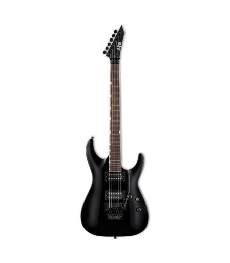 ESP - LTD MH200 Series Electric Guitar With Floyd Rose Black Finish - Image 1