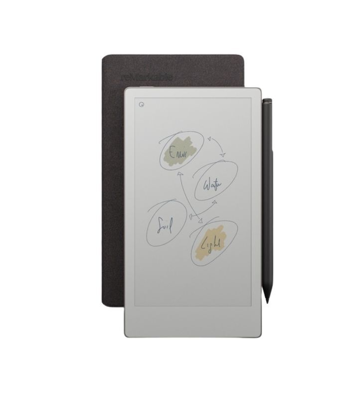 reMarkable Paper Pro Move with Marker Plus and Book Folio Mosaic weave - Basalt - Image 3