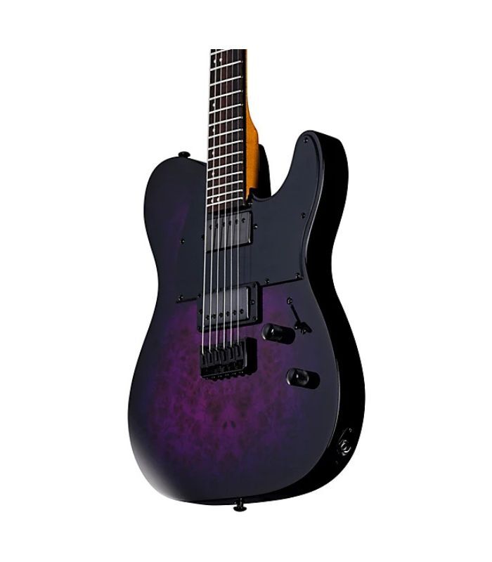 ESP - LTD TE-200DX Series Electric Guitar Purple Burst Finish - Image 5